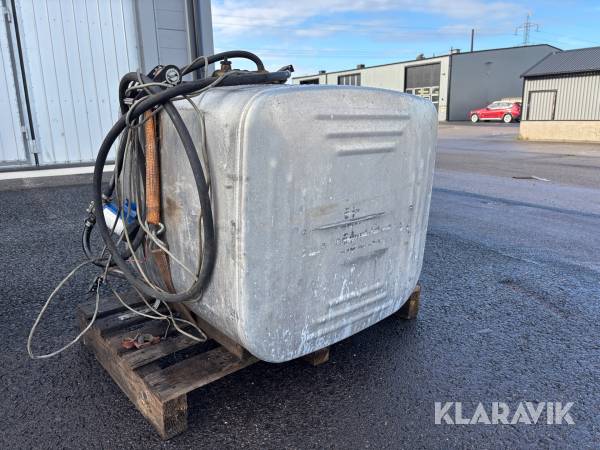 Dieseltank med pump 300 liter