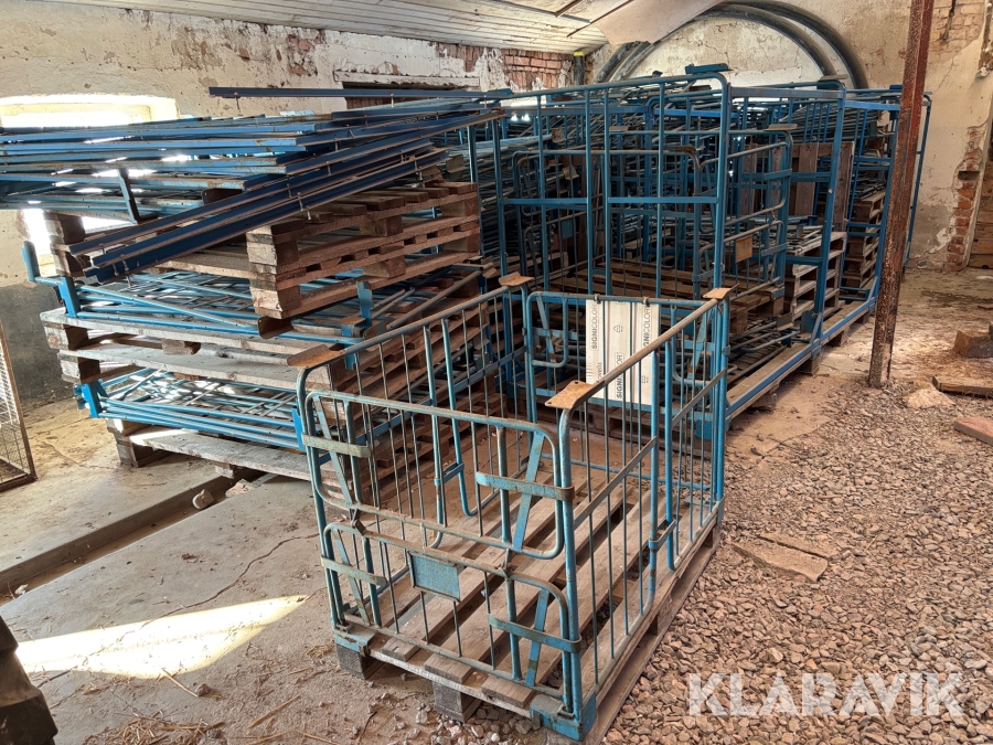 Pallbur transportkorgar stapelbar nätcontainer Stort parti