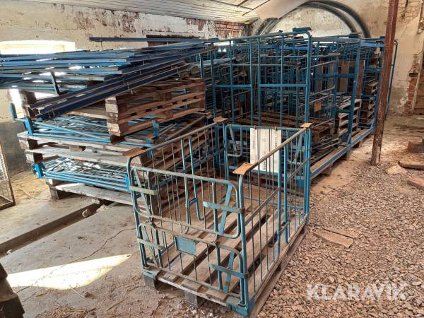 Pallbur transportkorgar stapelbar nätcontainer Stort parti