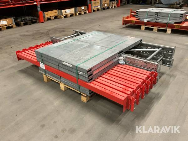 Pallställ med hyllplan City