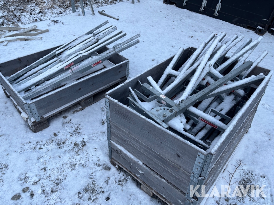 Fallskyddskonsoler / takräckesskydd Combisafe ca 20st