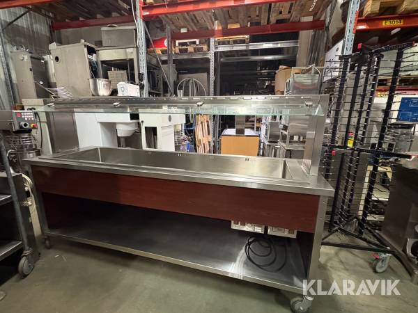 Serveringsvagn med Värmeri Plastmet