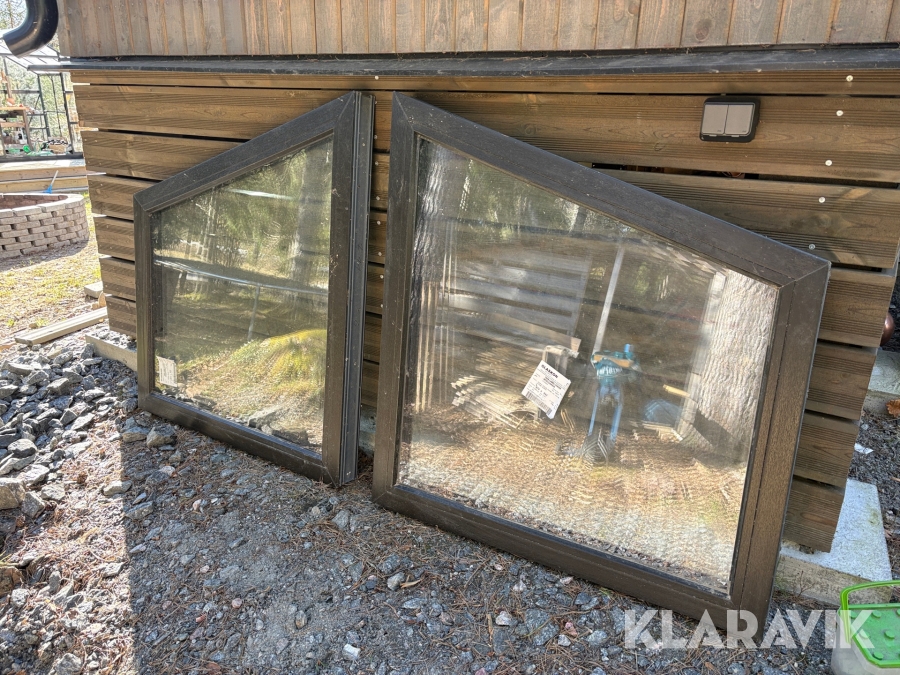 PVC fönster Glaskon 2 st