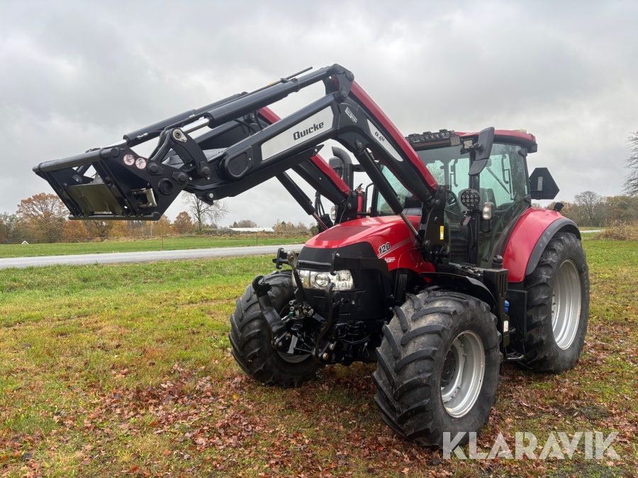 Traktor Case Luxxum 120 med lastare och frontlyft