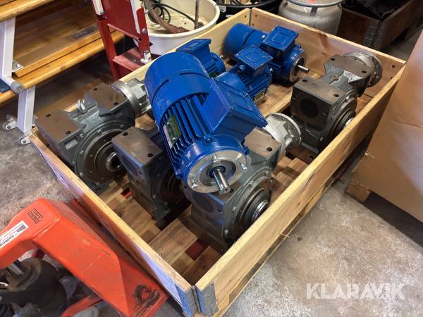 Bromsad elmotor med snäckväxel Bevi FTA80/110