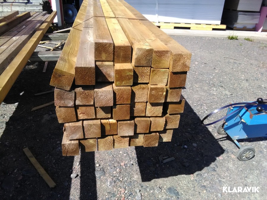 Tryckimpregnerat Virke 70x70 