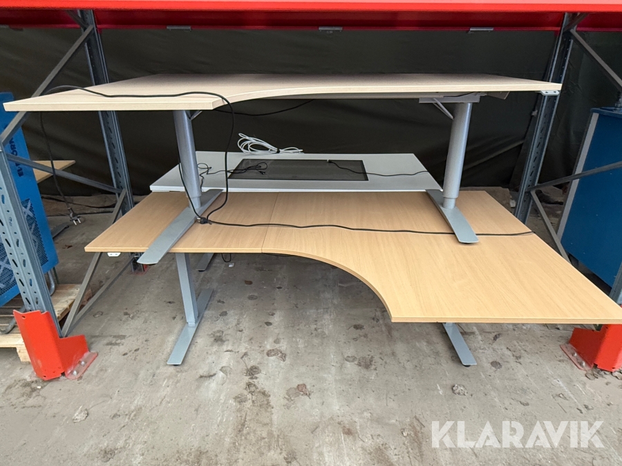 Höj & sänkbara skrivbord 4st 4st