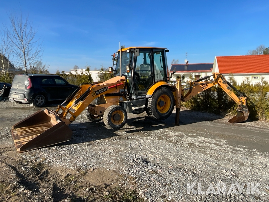 Grävlastare JCB Midi CX-4 med 9st redskap