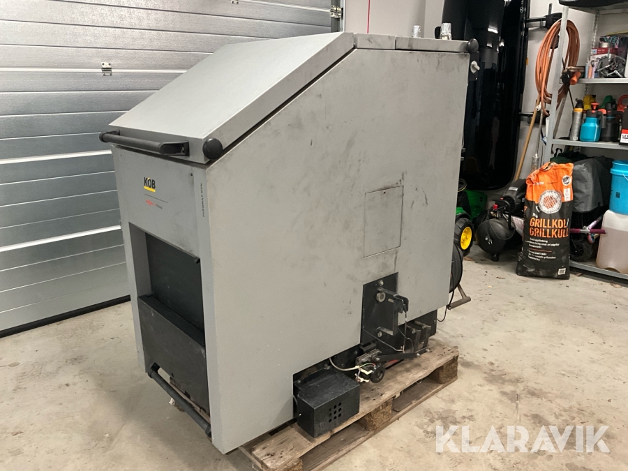 Kombipanna flis och ved KOB Viessmann Pyromat-Dyn 85