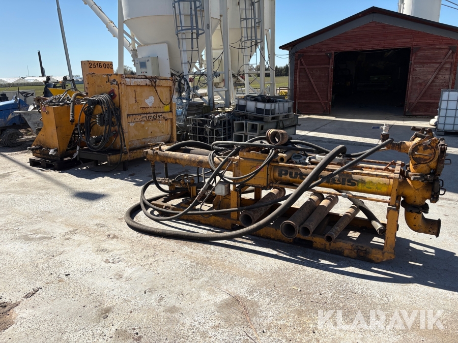 Betongpump Putzmeister KOV 1050 med aggregat och blandare