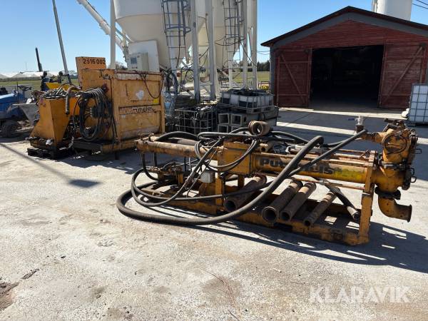 Betongpump Putzmeister KOV 1050 med aggregat och blandare