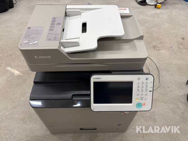 Skrivare med kopiator och scanner Canon C350i och pappersstrimlare