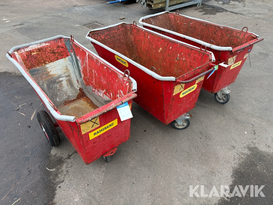 Fodervagn 3 st Starke Arvid 14000