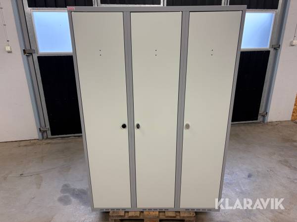 Klädskåp 3 delat 1,2m Sonesson Szafa Pro H12 2st