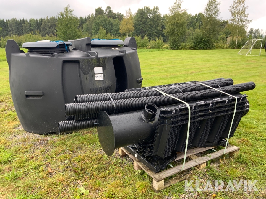 Minireningsverk Uponor Clean 1 + markbäddspaket efterpolering