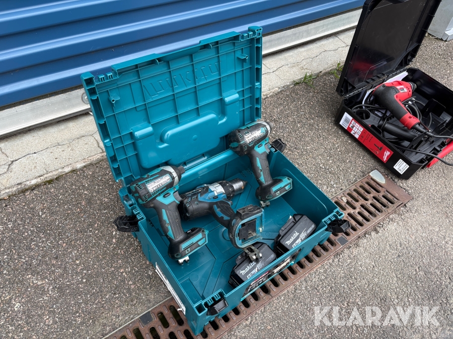 Skruvdragare 3 st Makita DFF481 & DTD154