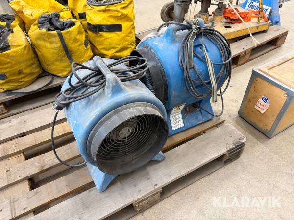 Fläktar med slangar 2st