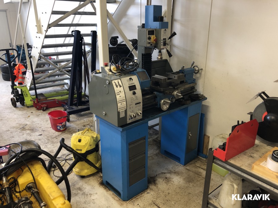 Kombimaskin Pela D280V-BF20 Svarv Fräs Borr