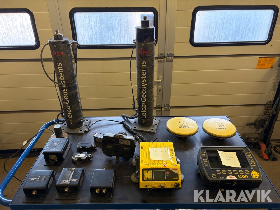 Grävsystem Leica Icon komplett 3D med GPS 80 3G