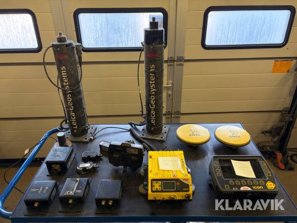 Grävsystem Leica Icon komplett 3D med GPS 80 3G
