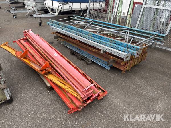 Diverse pallställsmaterial