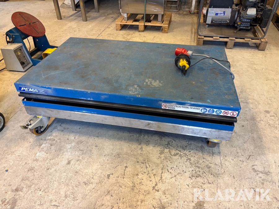 Lyftbord Pema 1000kg