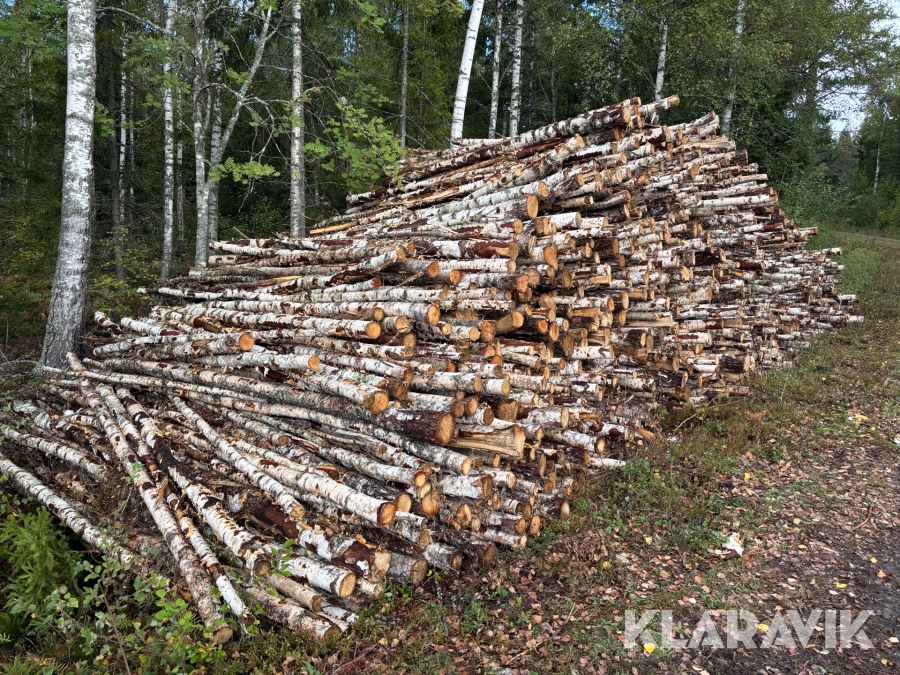 Björkved fallande längd