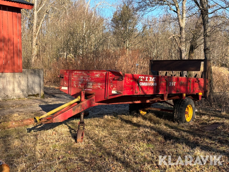 Gödselspridare Tim Combivogn 3,5 T