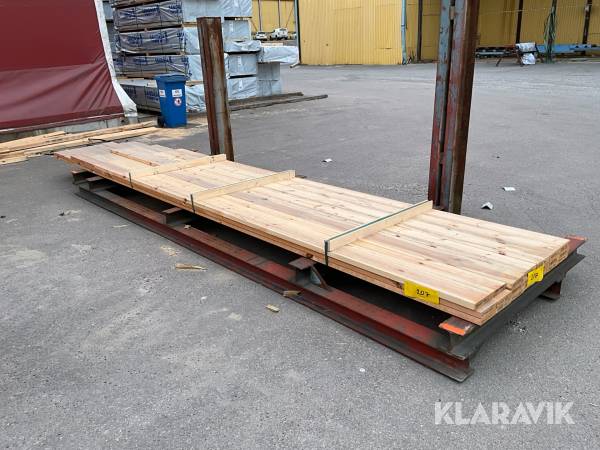 Virkespaket Hyvlat 33x145 100löpmeter