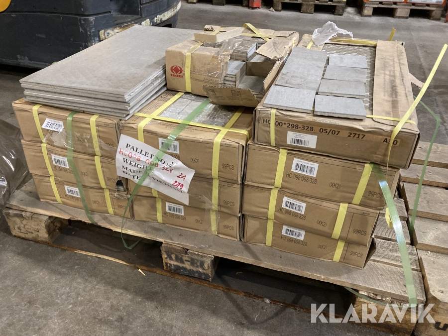 Granitkeramik Fossil grå 15kvm