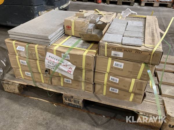 Granitkeramik Fossil grå 15kvm