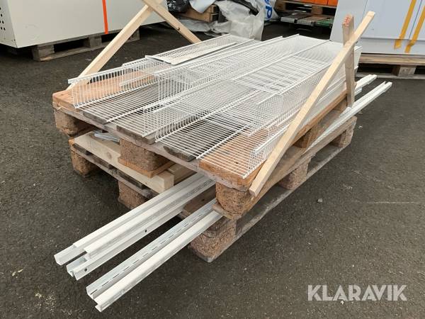 Trådhyllor, konsoller och skenor ELFA