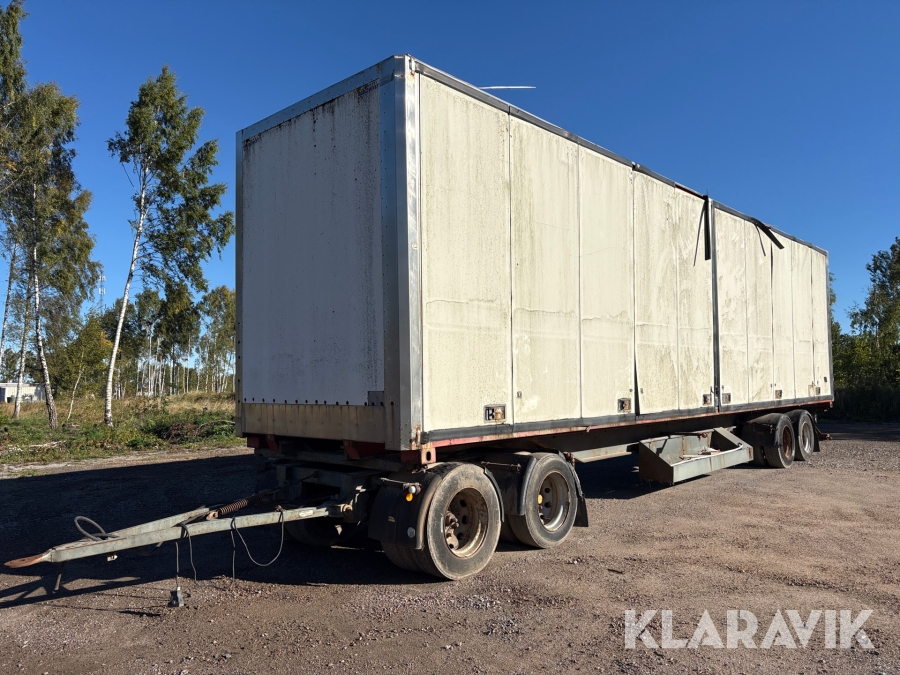 Lastbilssläp Forss-Parator S4-SPC-125 med containerlås 