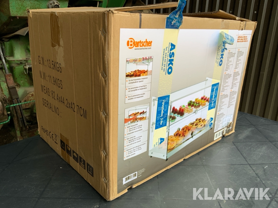 Buffevitrinskåp Bartscher 5400 2-E-K