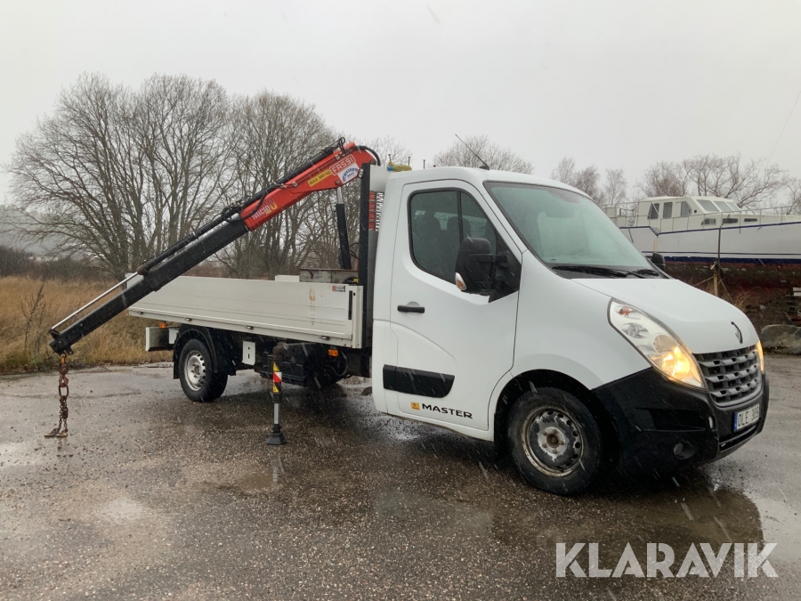 Lätt lastbil med kran Renault Master