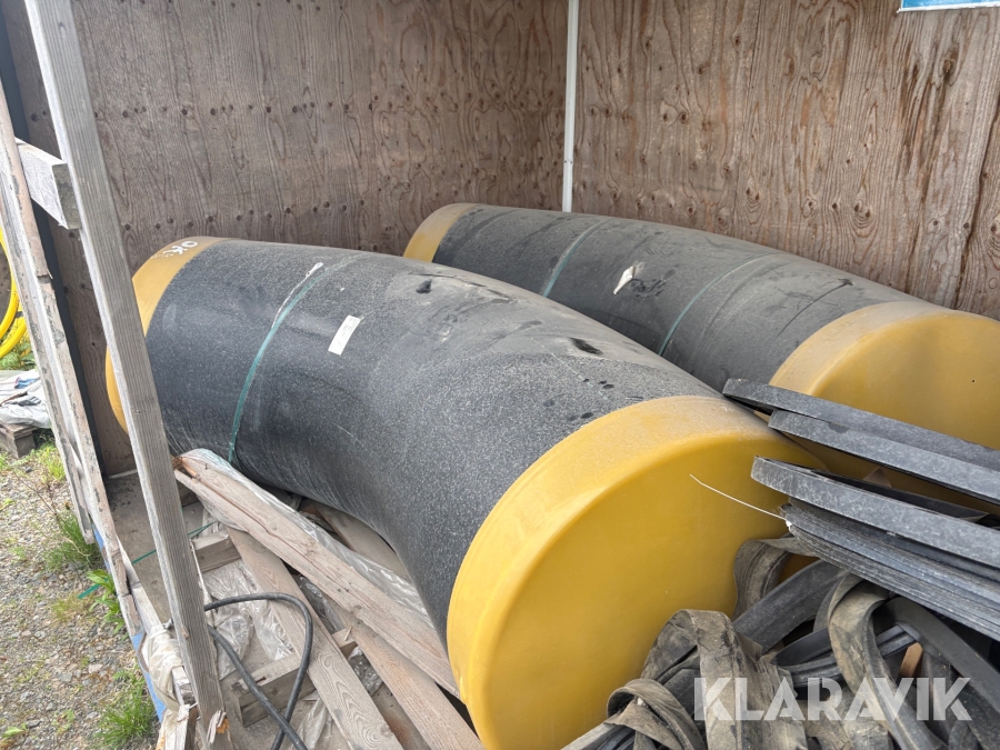 PE rör 2 st böjda 45°