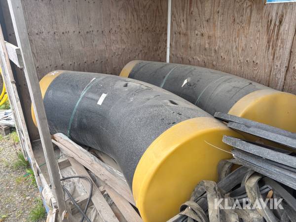 PE rör 2 st böjda 45°