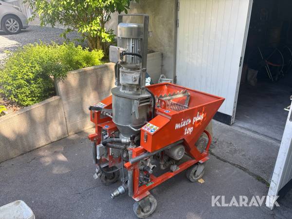 Flytspackelpump Mixer Plus top
