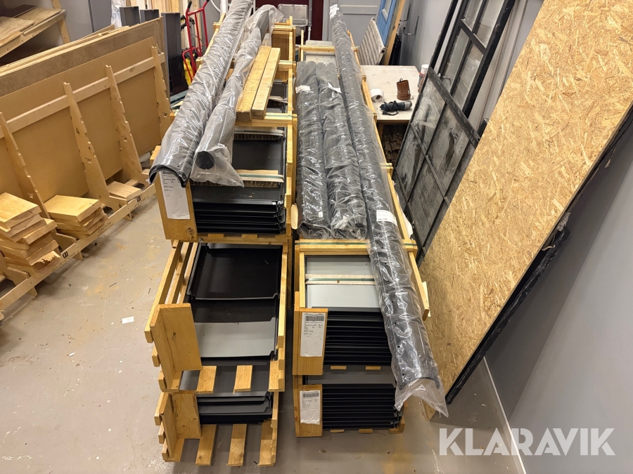 Komplett Plåttak Plannja Trend 475 0,6 stil typ D ca 180m3 svart