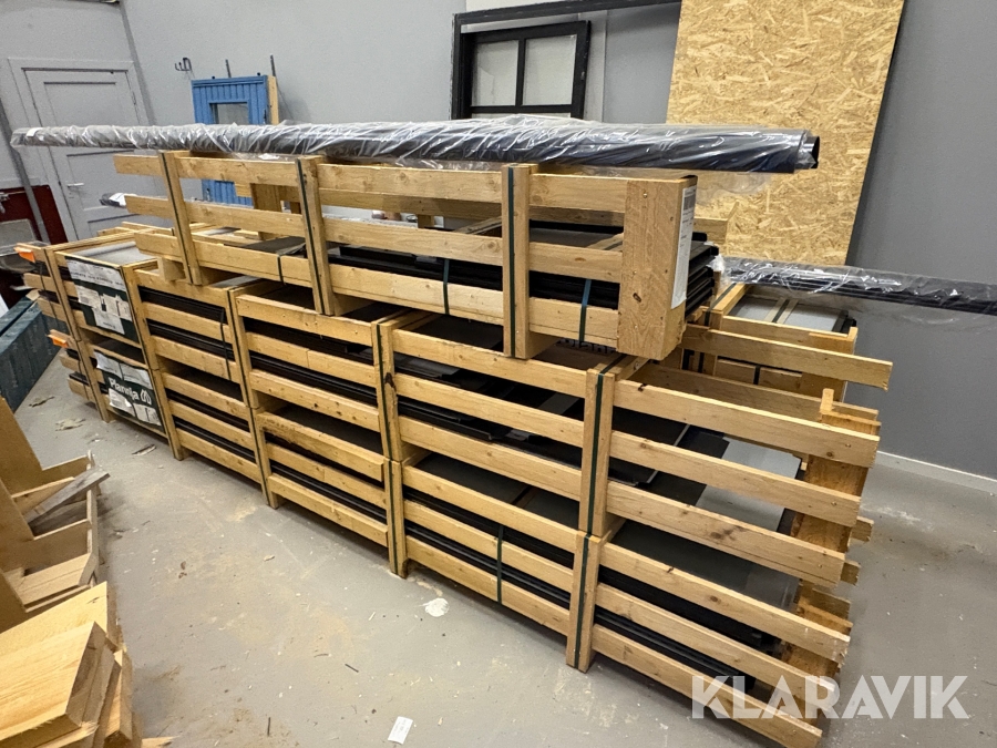 Komplett Plåttak Plannja Trend 475 0,6 stil typ D ca 180m3 svart