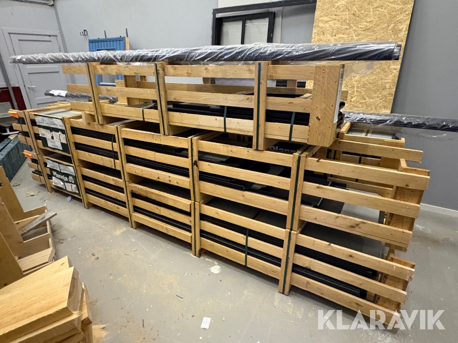 Komplett Plåttak Plannja Trend 475 0,6 stil typ D ca 180m3 svart