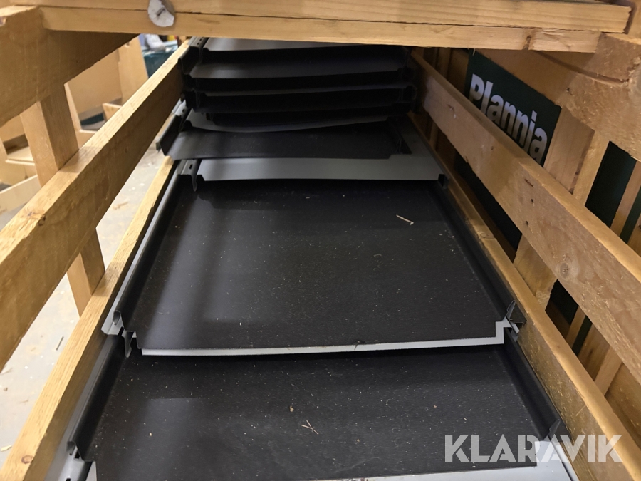 Komplett Plåttak Plannja Trend 475 0,6 stil typ D ca 180m3 svart