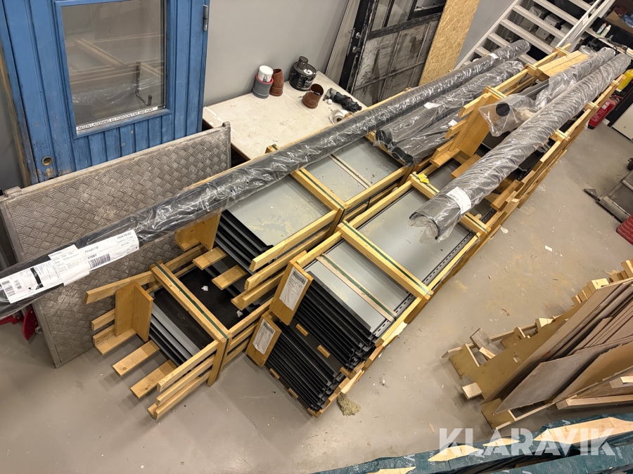 Komplett Plåttak Plannja Trend 475 0,6 stil typ D ca 180m3 svart