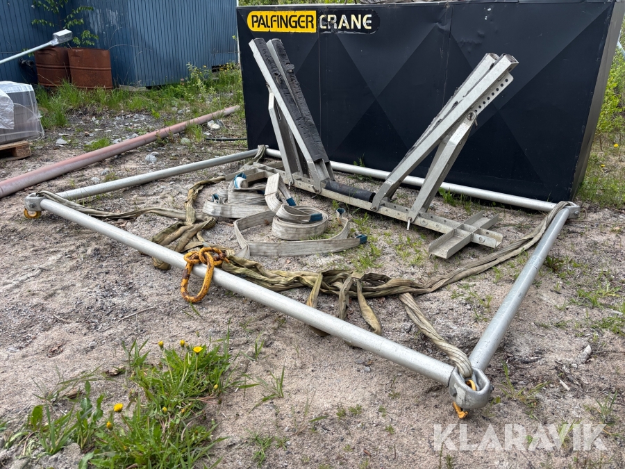 Lyftok i aluminium med båtstöd