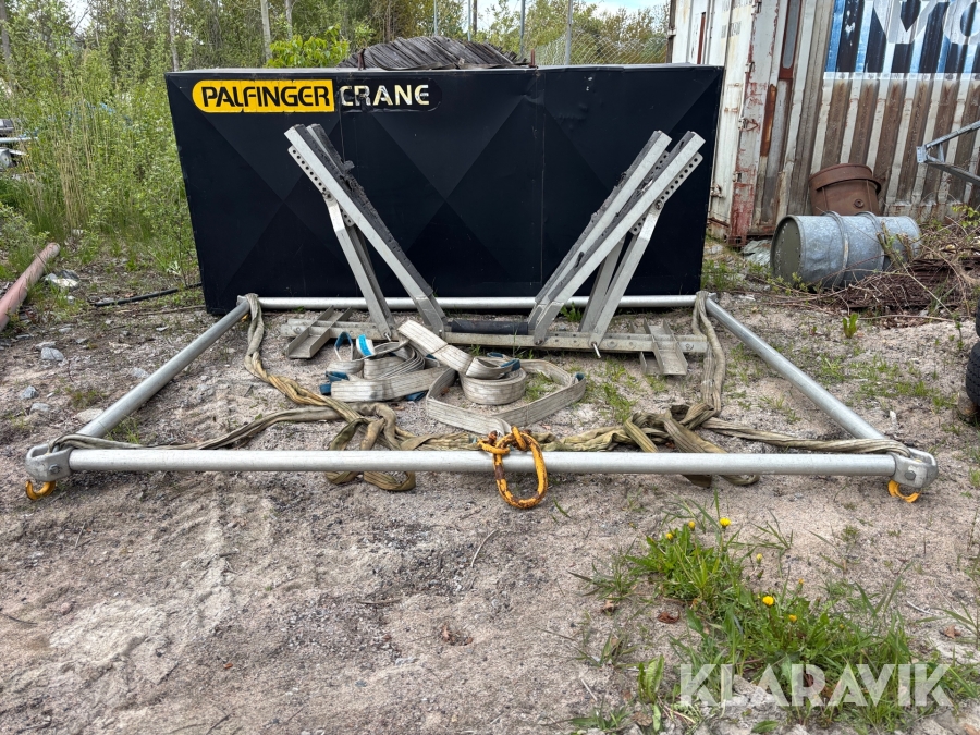 Lyftok i aluminium med båtstöd