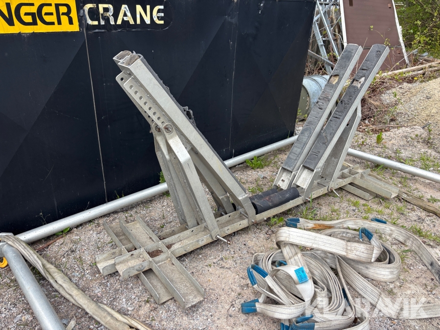 Lyftok i aluminium med båtstöd