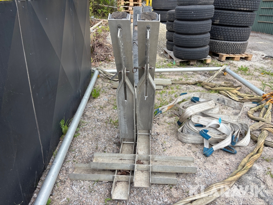 Lyftok i aluminium med båtstöd