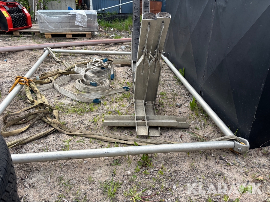 Lyftok i aluminium med båtstöd