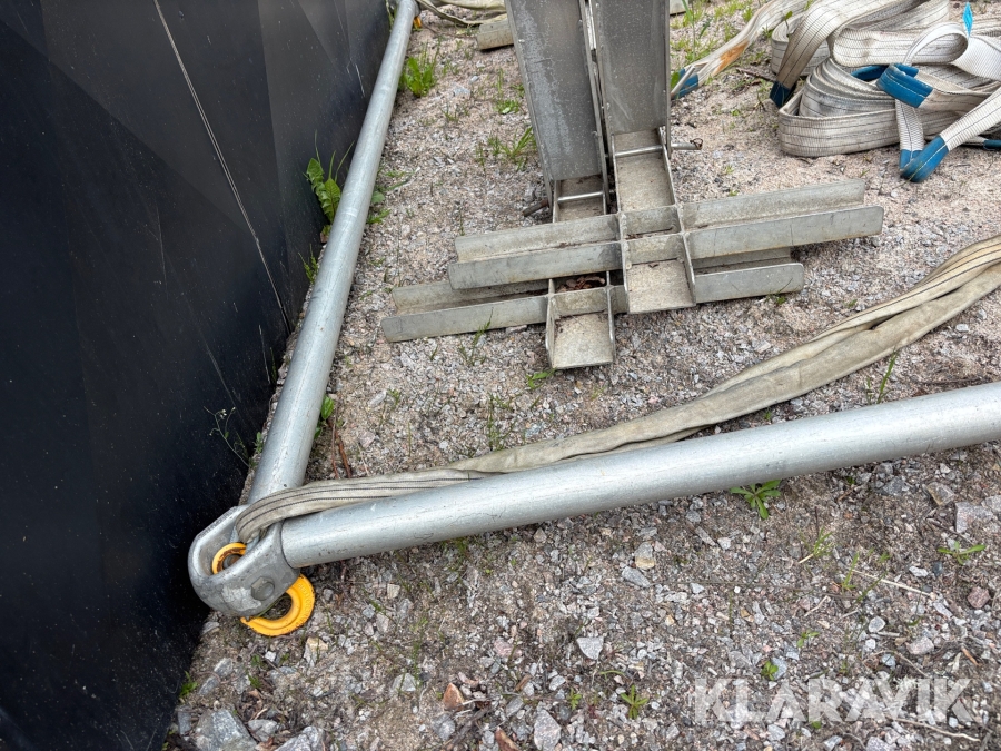 Lyftok i aluminium med båtstöd