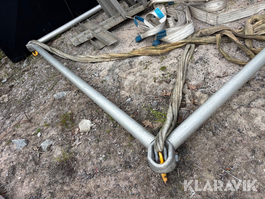 Lyftok i aluminium med båtstöd